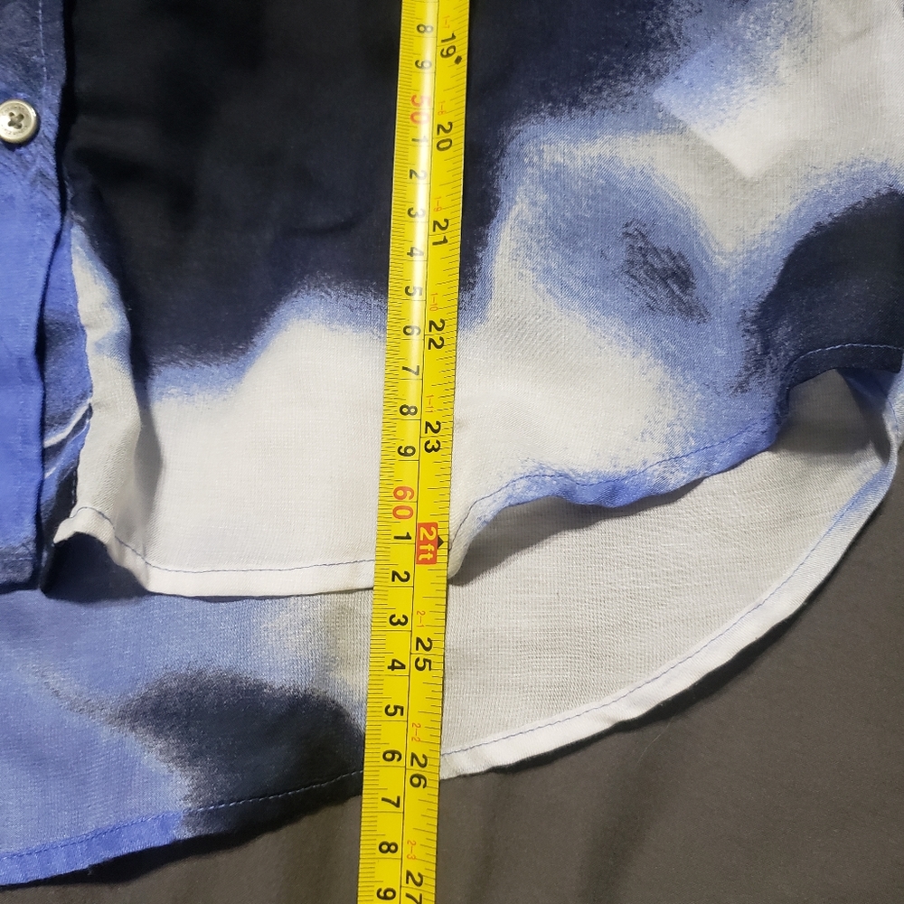 Calvin Klein Sheer relaxed Utility shirt size XS - Picture 6 of 8